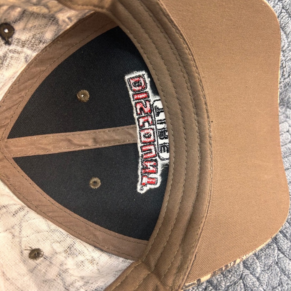 Discount Tire Logo Mens Camo Realtree Baseball Cap Adjustable Hook Loop OSFM - Picture 8 of 14